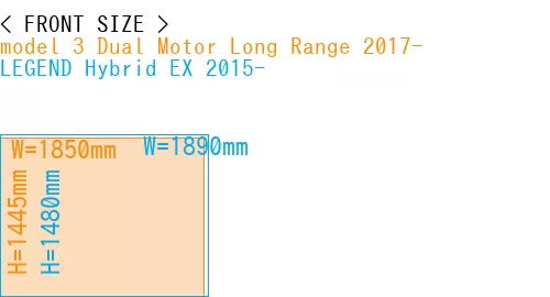 #model 3 Dual Motor Long Range 2017- + LEGEND Hybrid EX 2015-